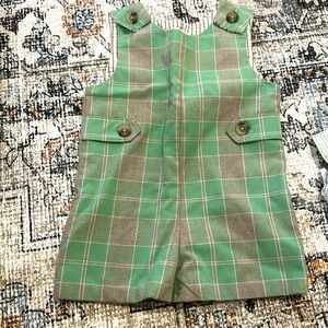 Toddler boy cute shortalls perfect for Christmas